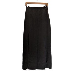 MADEWELL - BLACK SKIRT - SILK